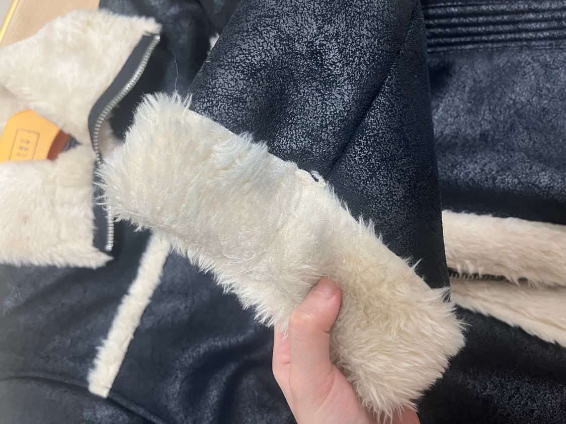 로맨틱크라운 무스탕 레더 자켓 상품이미지9