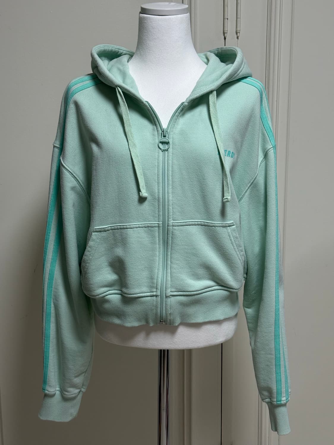 널디 민트 후드집업 상품이미지1