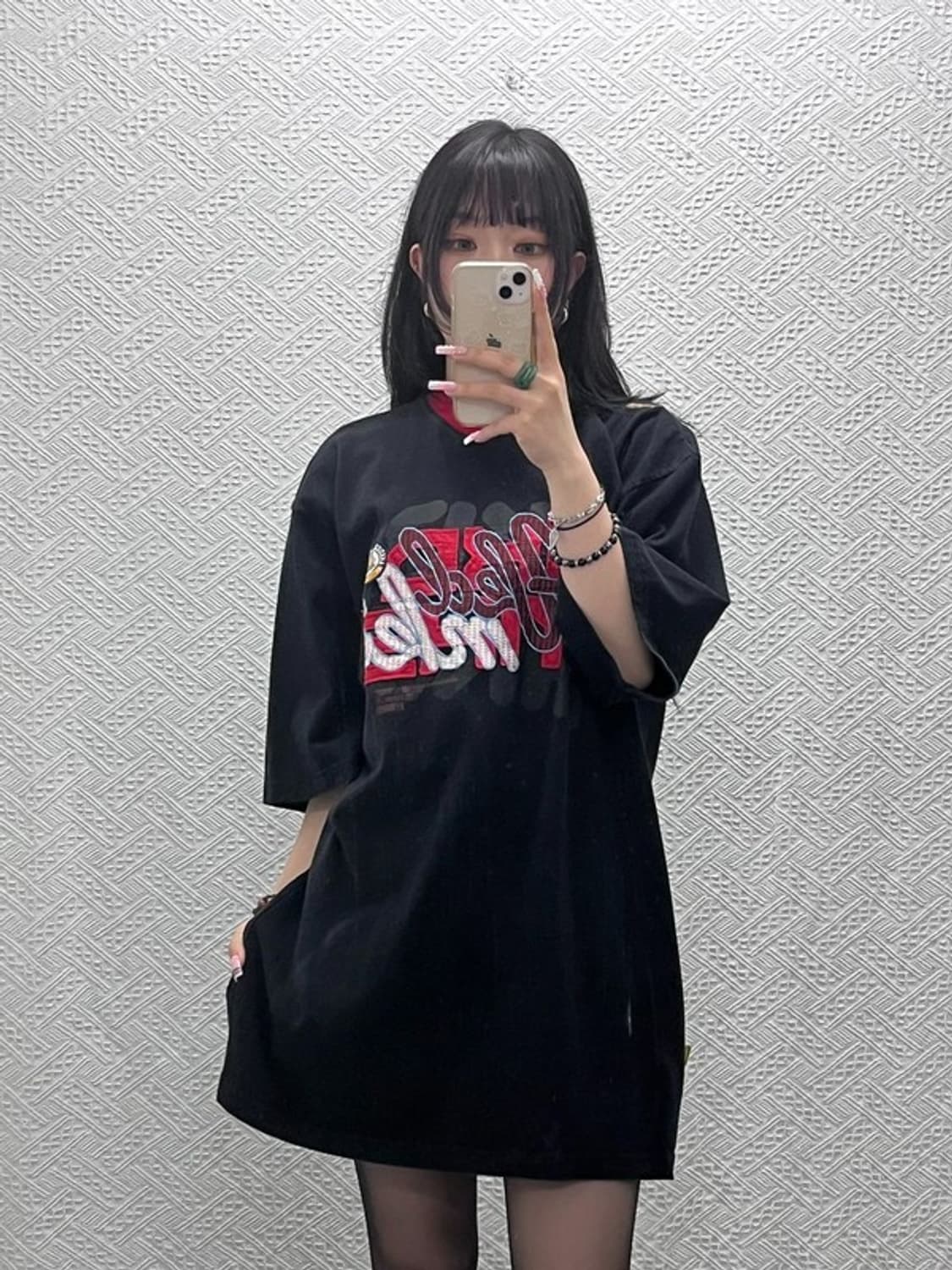 아카데믹스 빈티지 스트릿 펑크 키치로고 아방핏 반팔티 XXL C12092 상품이미지2