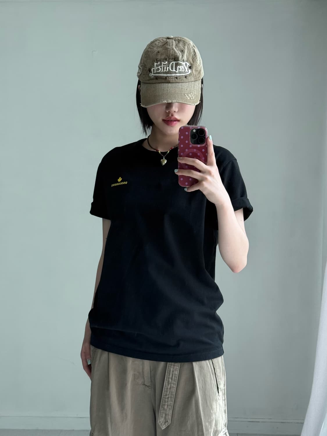 디스퀘어드2 블랙 반팔티 상품이미지4