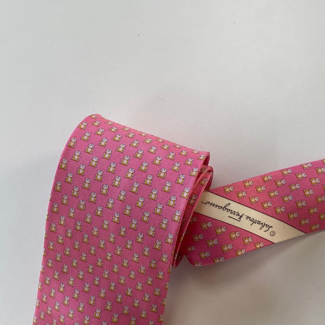 최상급 페레가모(Ferragamo) 명품 정품 넥타이8.3cm 상품이미지5