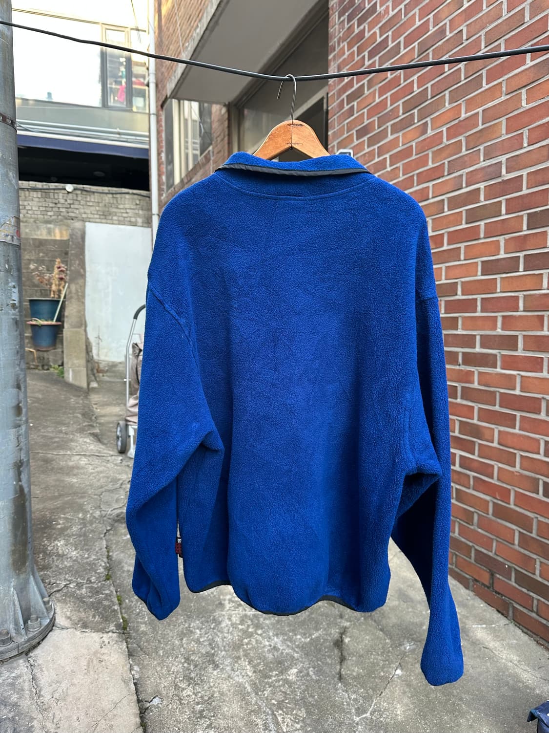 90s 울리치 신칠라 스낵티 후리스 풀오버 made in usa 상품이미지2