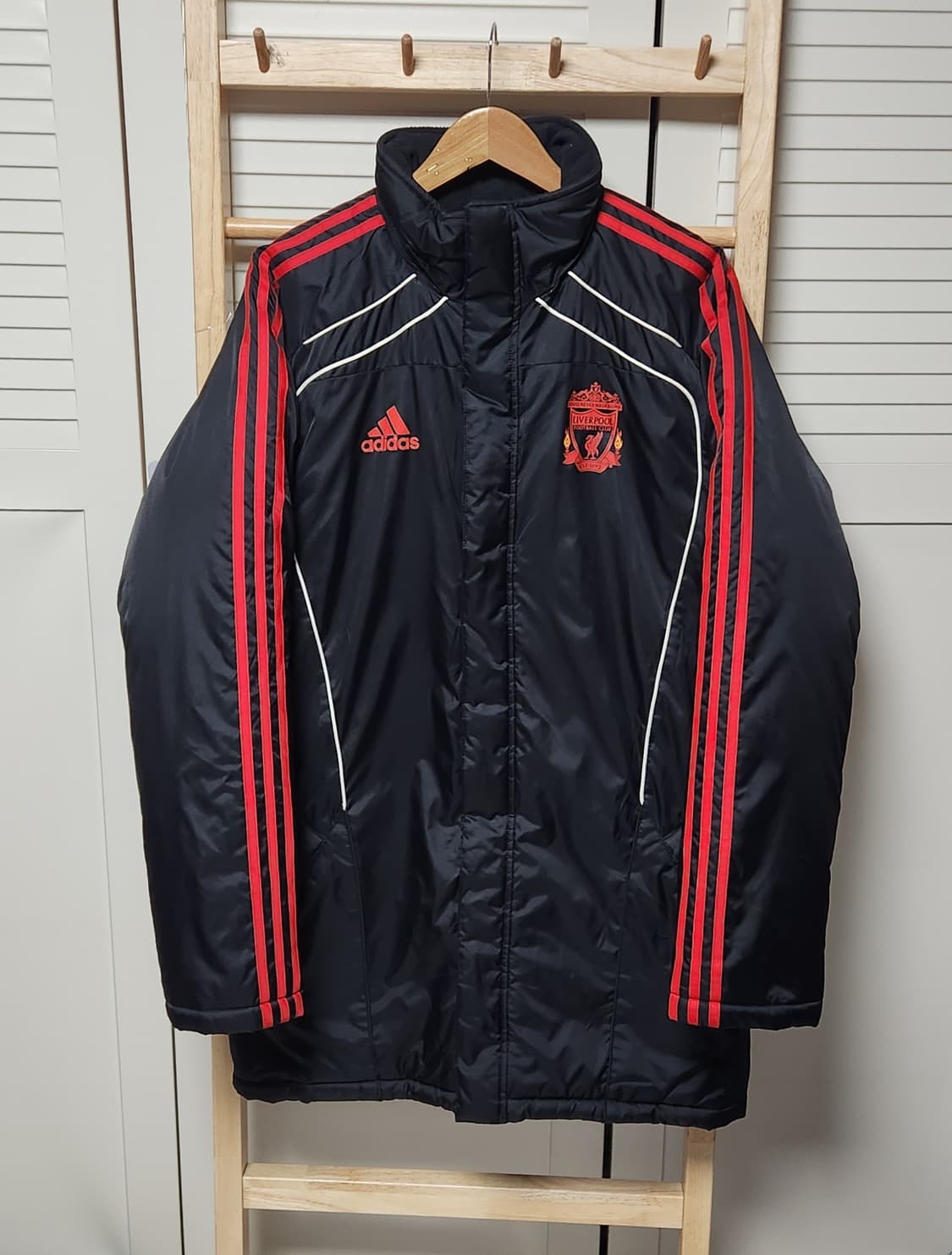 아디다스 리버풀 10-11 스탠다드 벤치 코트 패딩 점퍼 자켓 상품이미지1