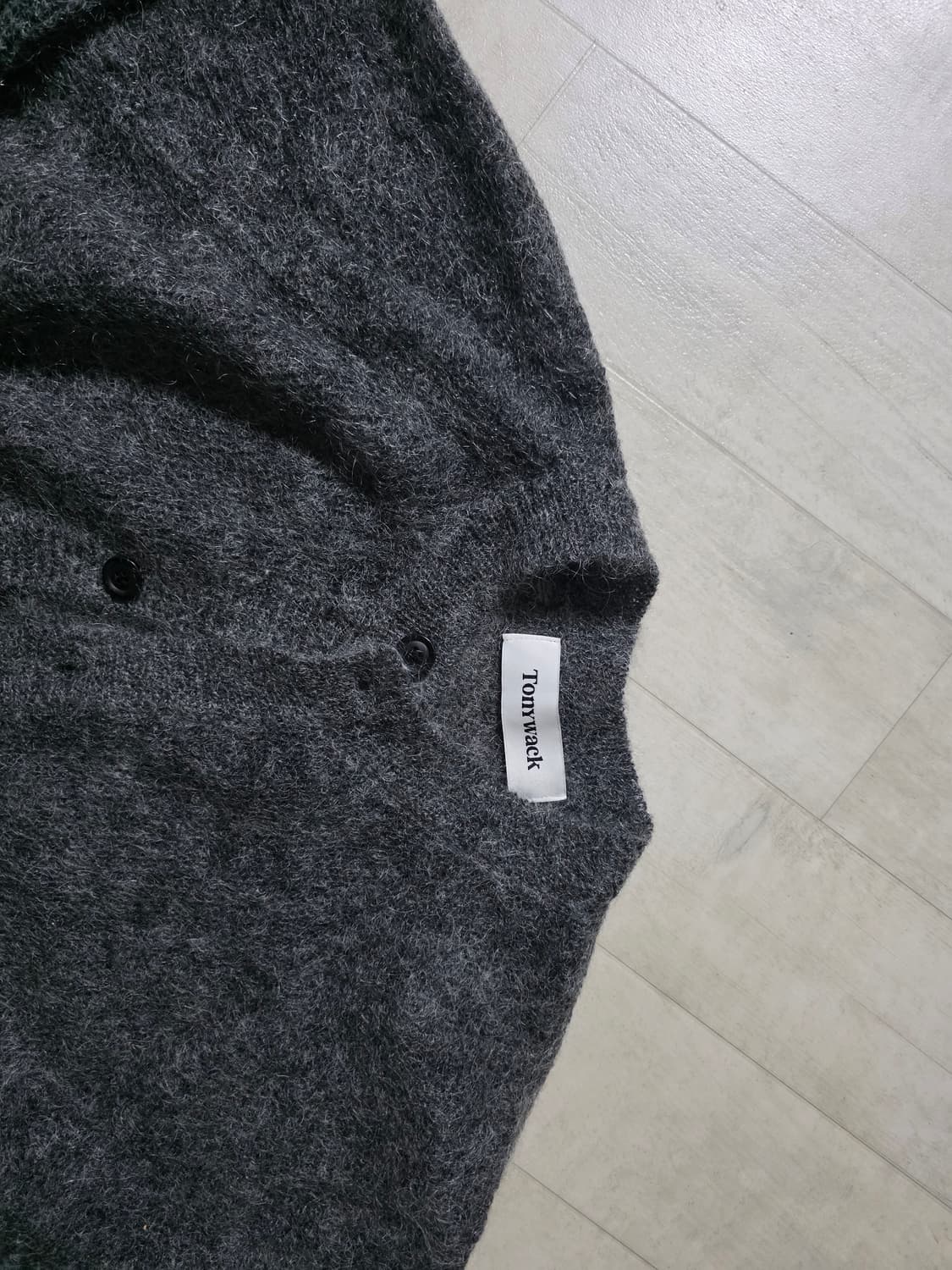 토니웩 모헤어 가디건 L 상품이미지3