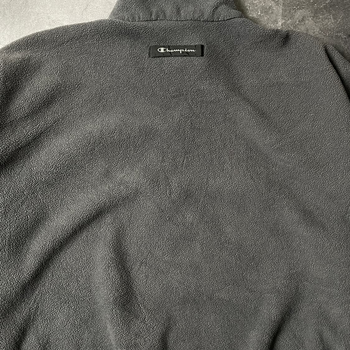 CHAMPION 00s 챔피온 빈티지 차콜 하프집업 플리스 A00553 상품이미지8