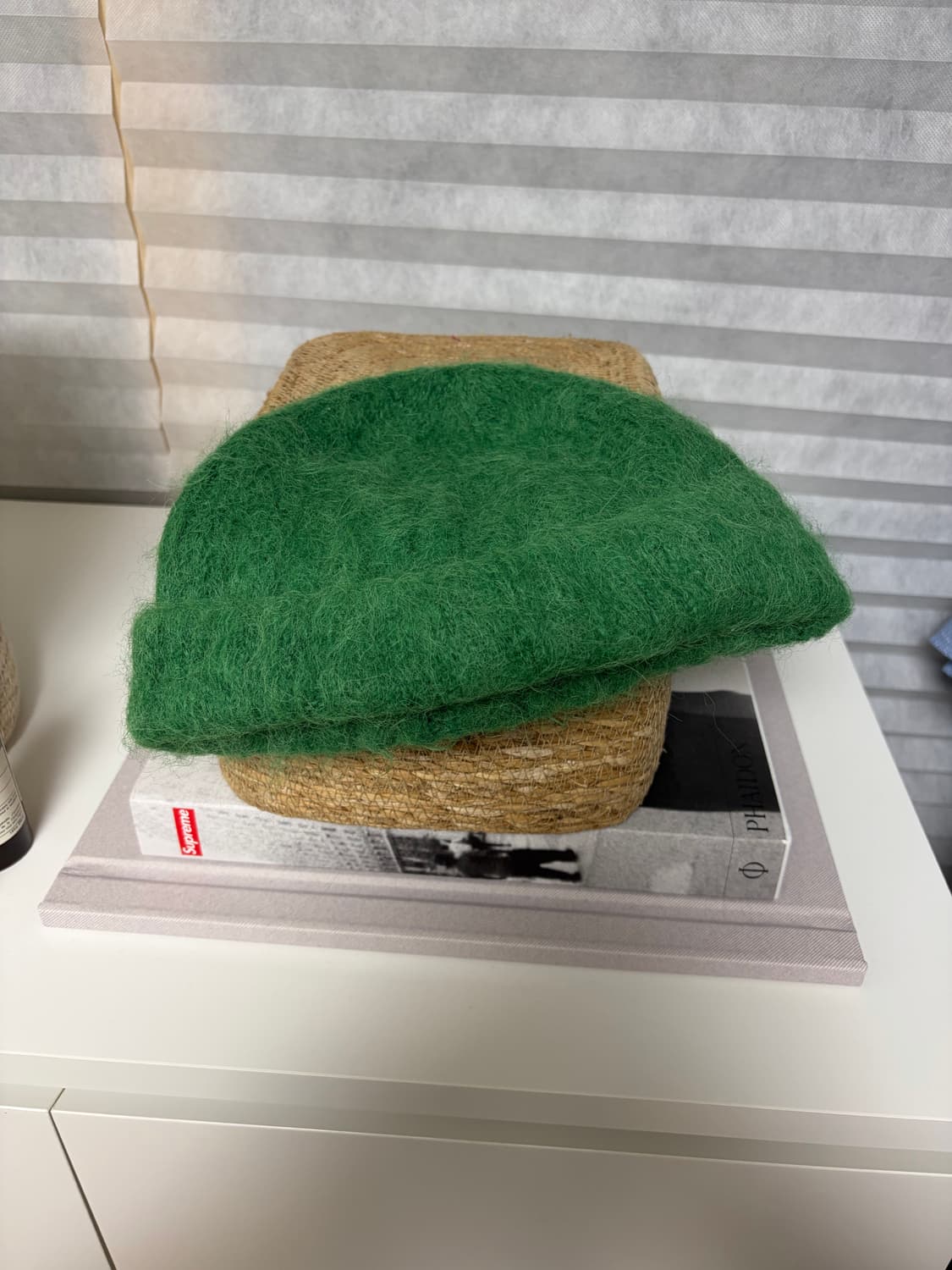 cos 모헤어 비니 그린 상품이미지1