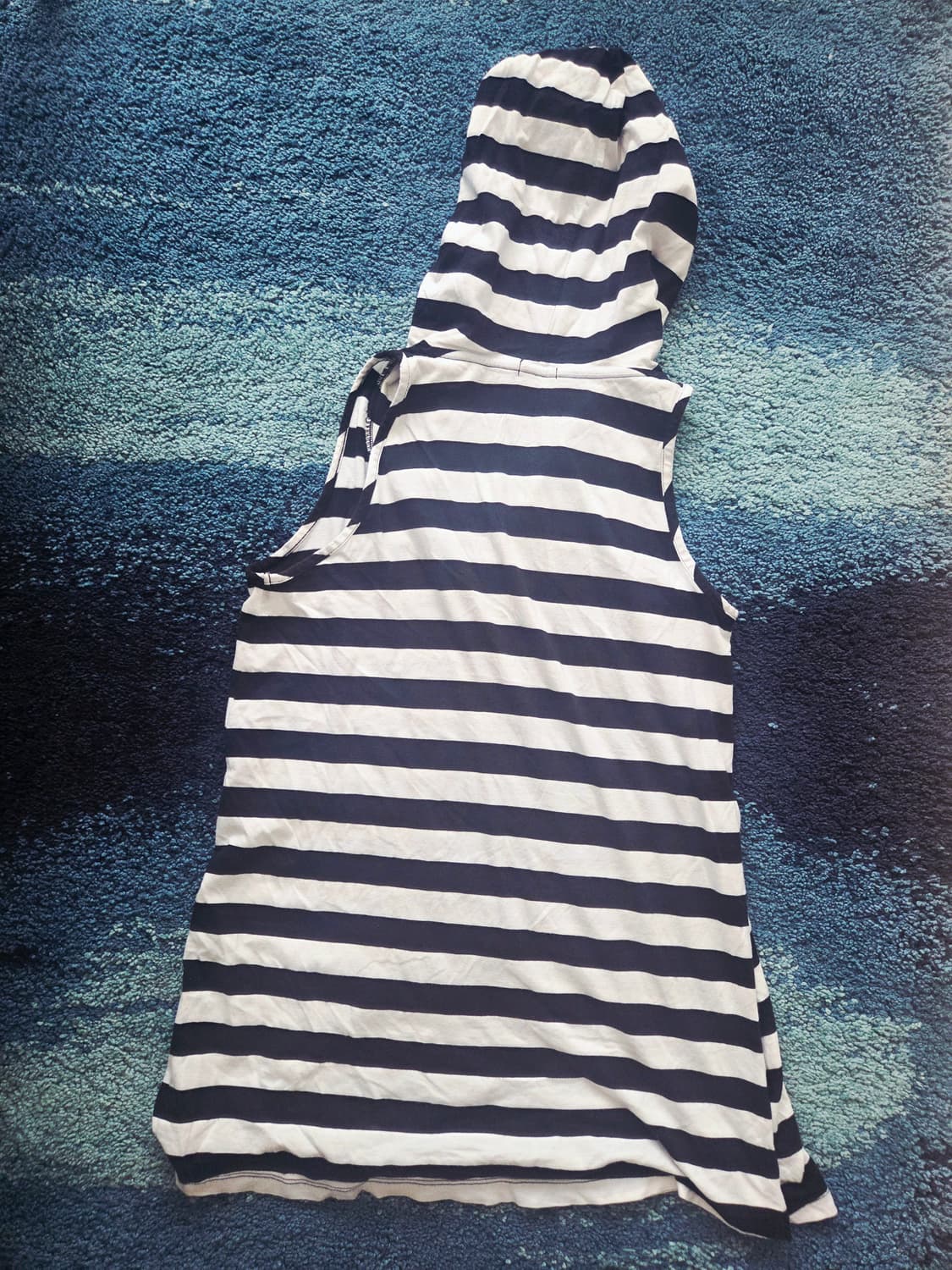 에드윈 y2k 스트라이프 갸루 민소매 후디 상품이미지3