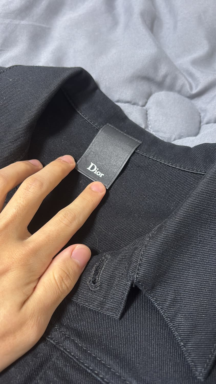 디올옴므 Toru Kamei Foral Patch 데님 트러커 자켓 상품이미지3