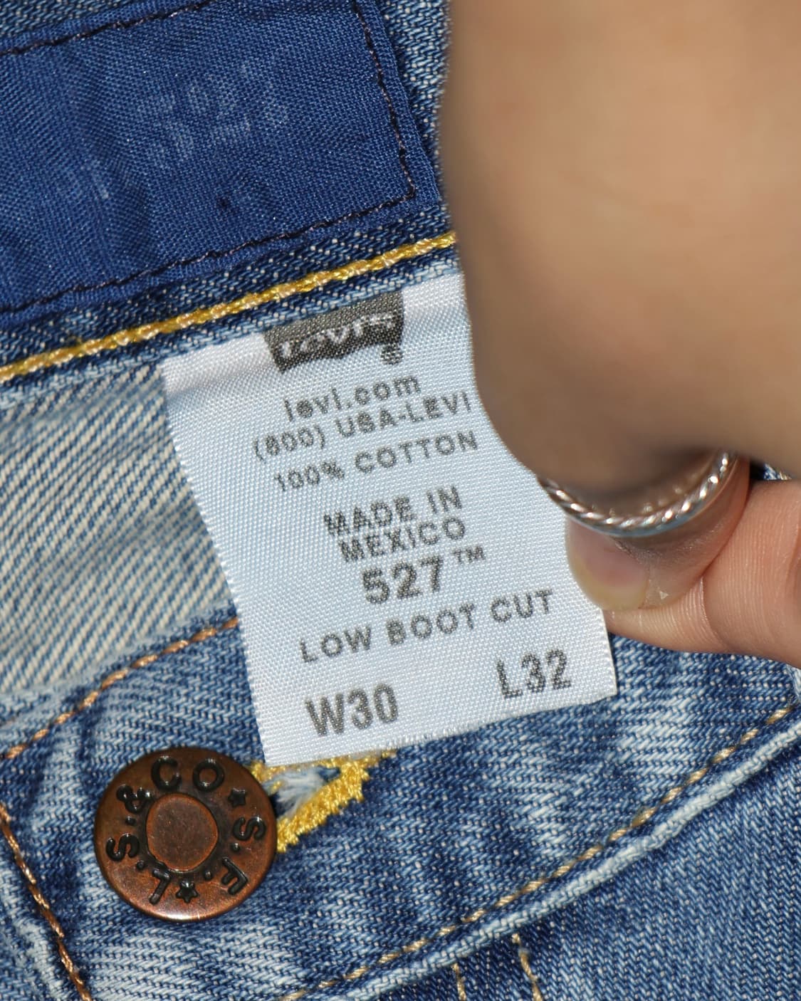 00‘s 리바이스 527 데님팬츠 [0-169] 상품이미지9