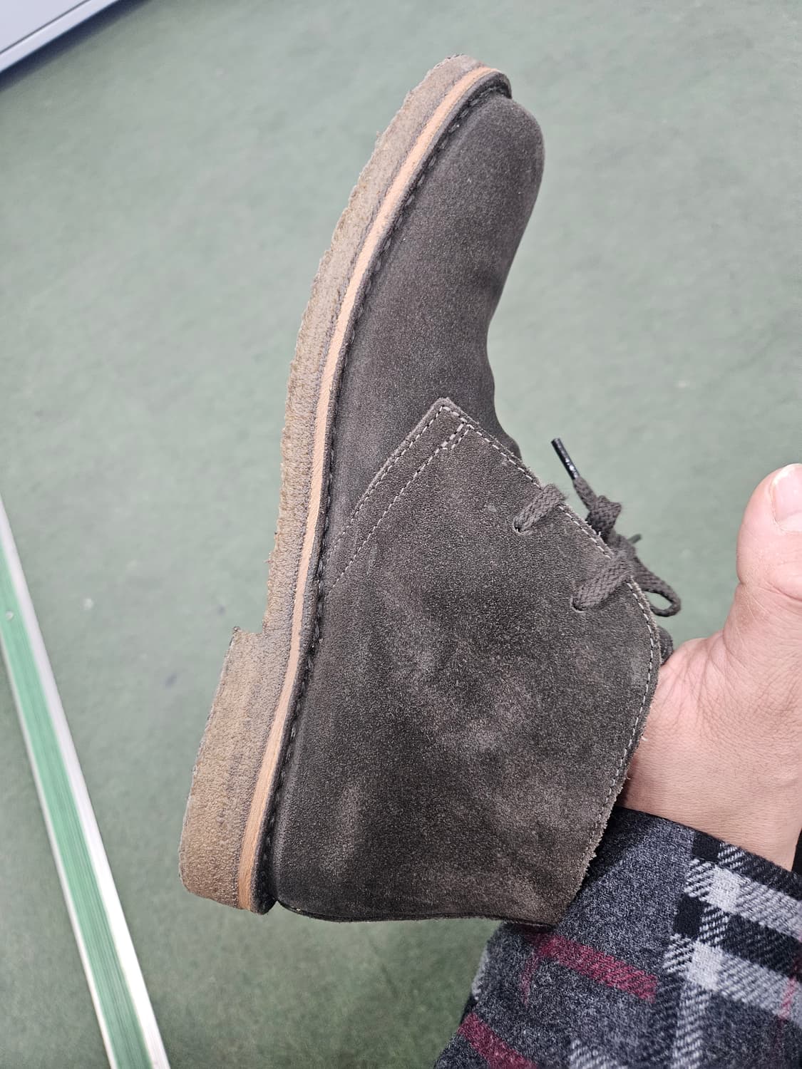 아스토플렉스 그린플렉스 다크체스넛 42 새상품급 1회착용 상품이미지2