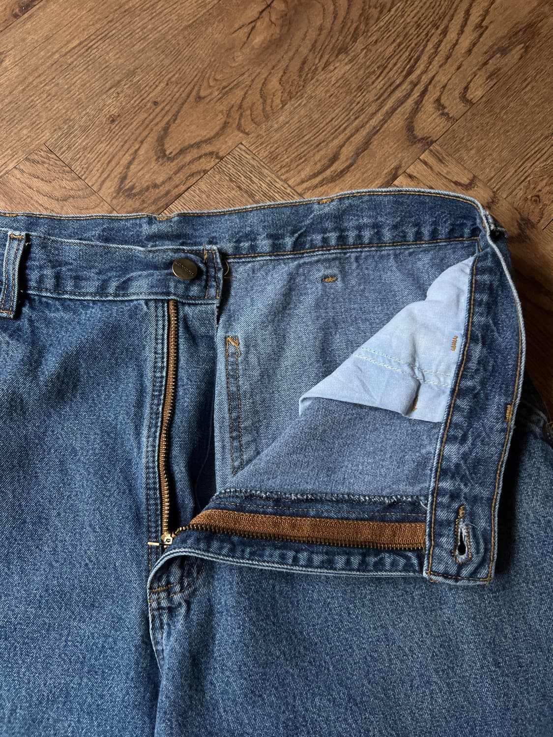 [35]칼하트 USA 싱글니 카펜터 워크 데님 팬츠 상품이미지3