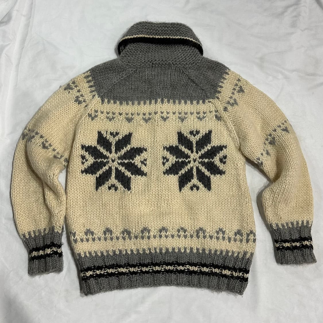 빈티지 코위찬 니트 집업M 상품이미지4