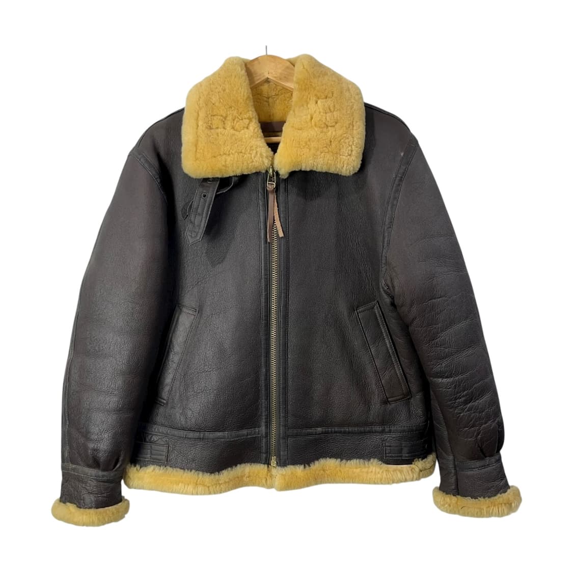 [MORGAN] 모르간 프로덕트 B-3 레더 무스탕 상품이미지1