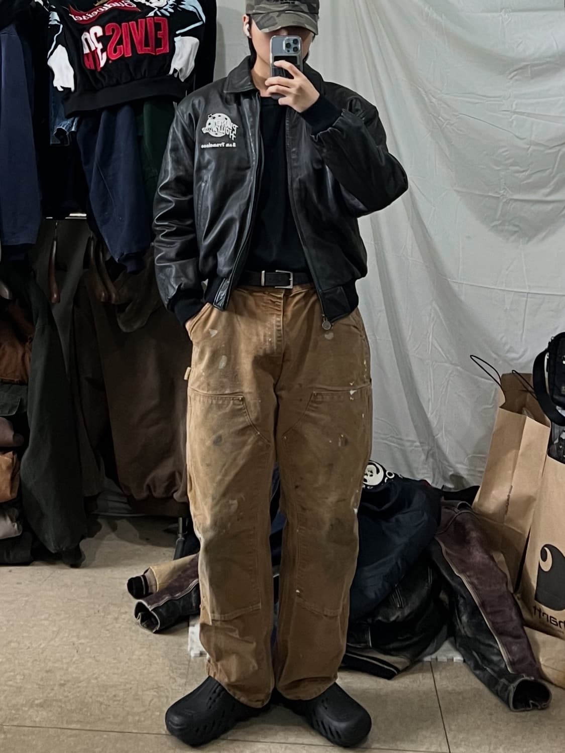 플래닛할리우드 블루종 가죽자켓 상품이미지5