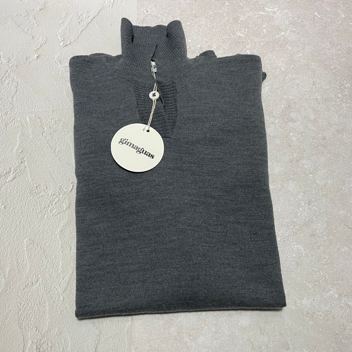 [M] 기마구아스 Fille 점퍼 니트 / 다크그레이 상품이미지6