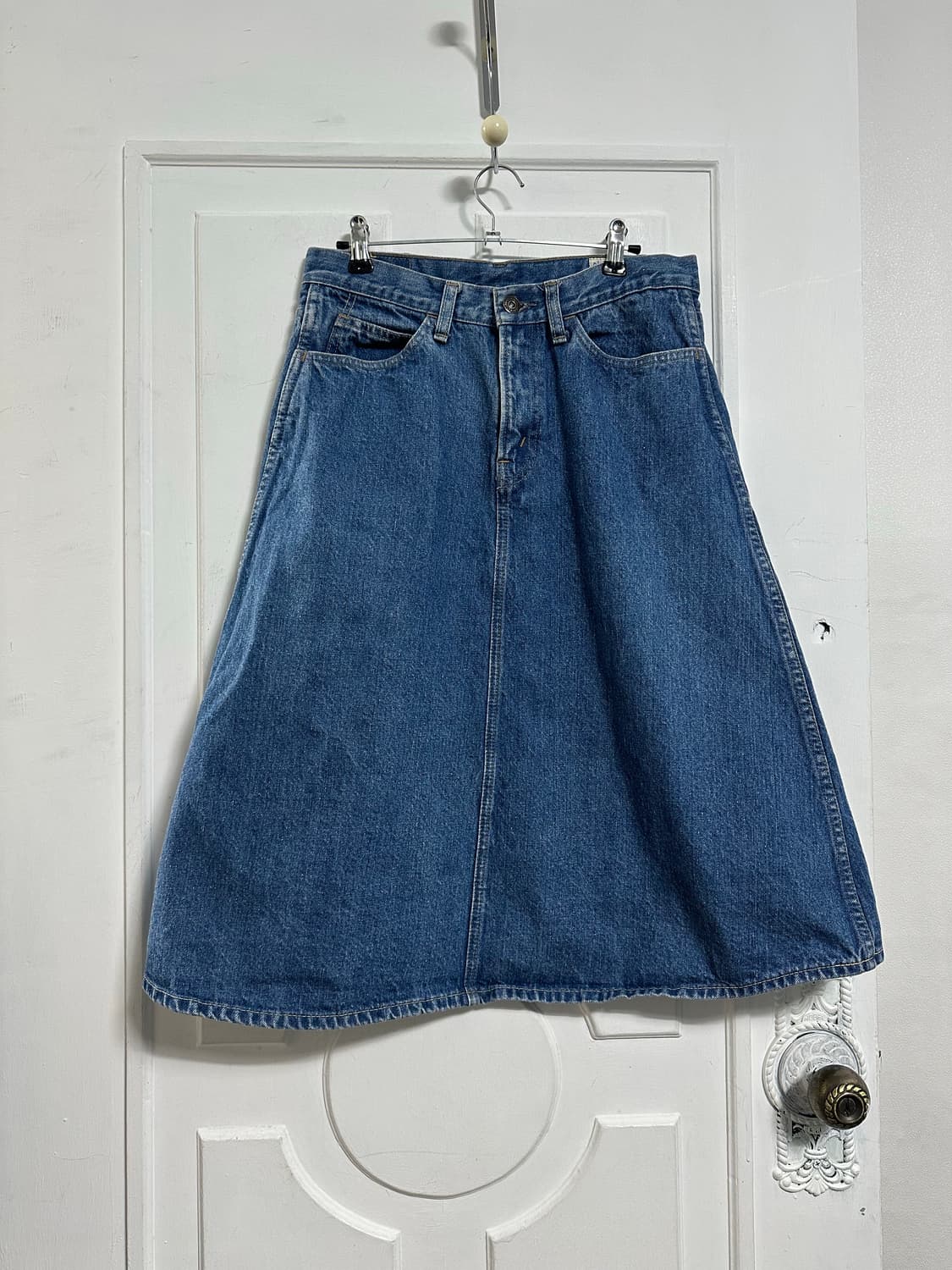 오어슬로우 데님 스커트 상품이미지1