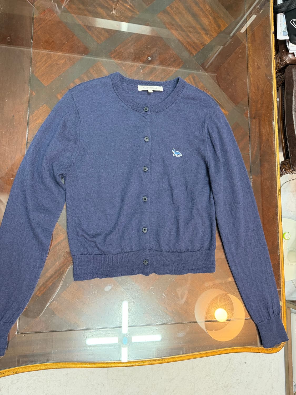 메종키츠네 정품 국내백화점구매 100%울가디건 싸게 급처합니다.!! 상품이미지1