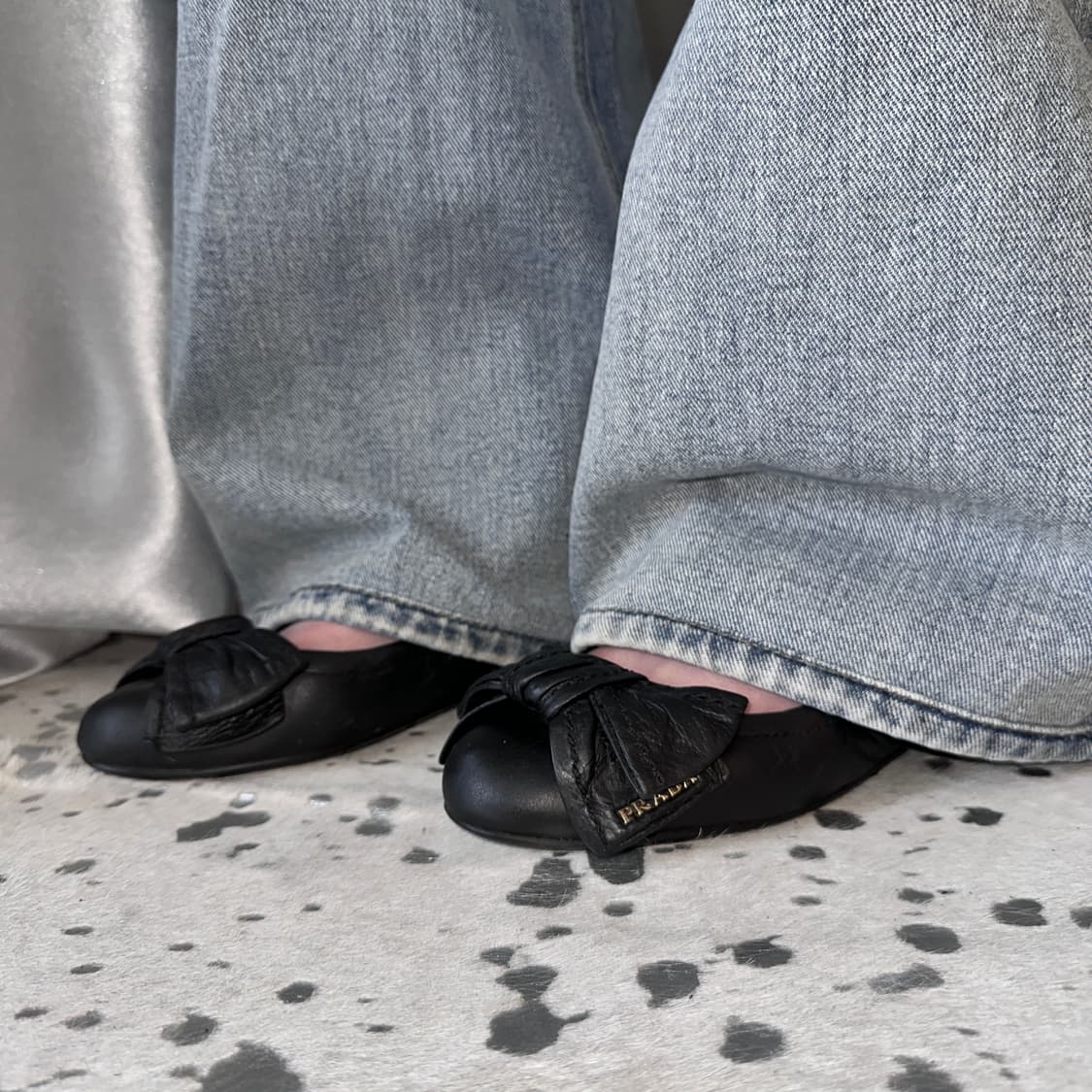 00s 프라다 스포츠 가죽 리본 플랫 슈즈 상품이미지7