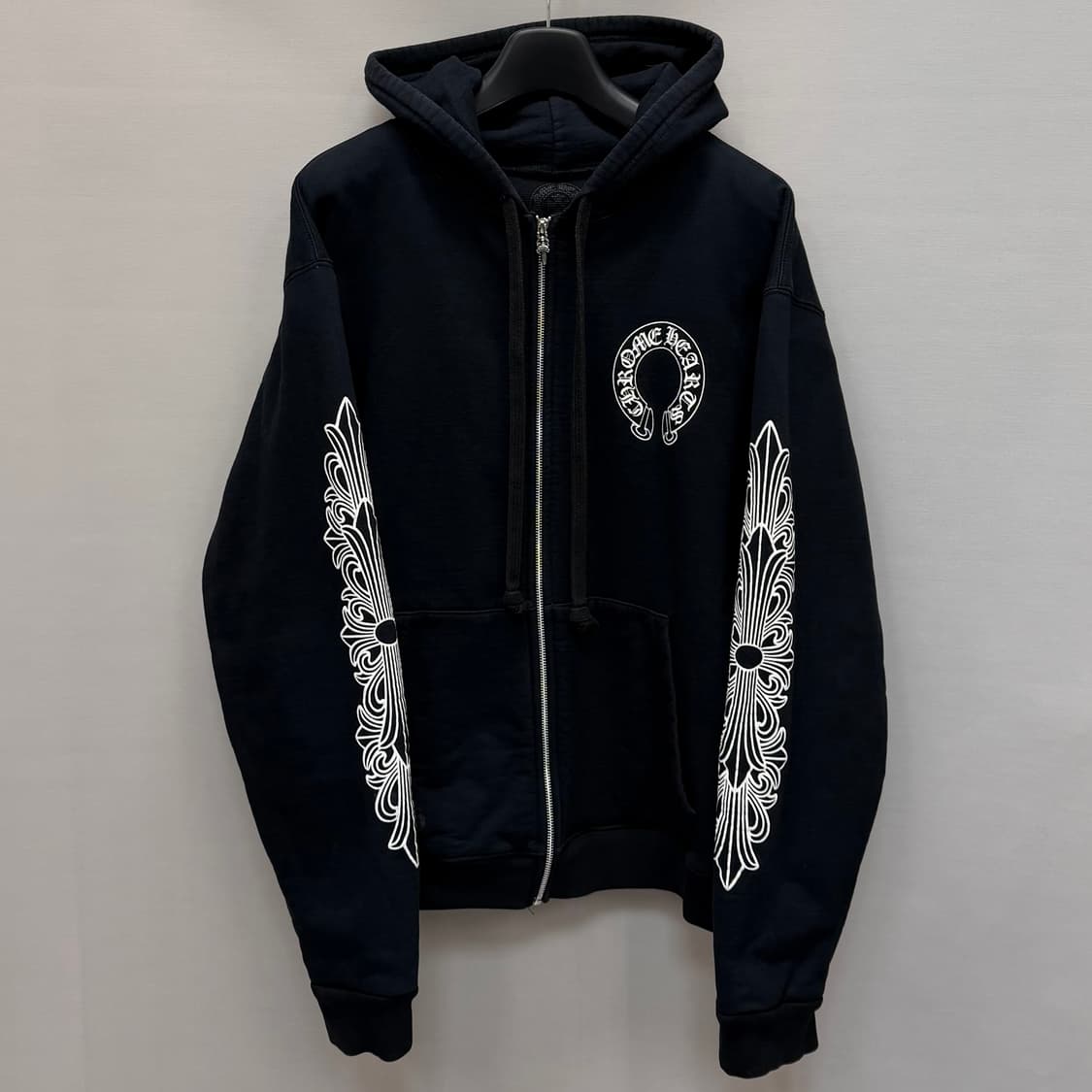 크롬하츠 홀스슈 플로랄 헤비웨이트 후드집업 (110)  상품이미지3