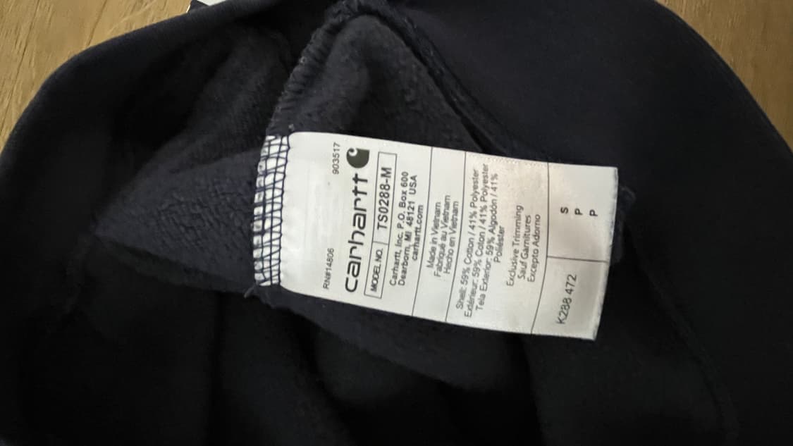 칼하트 빈티지 후드티 (S) 상품이미지3