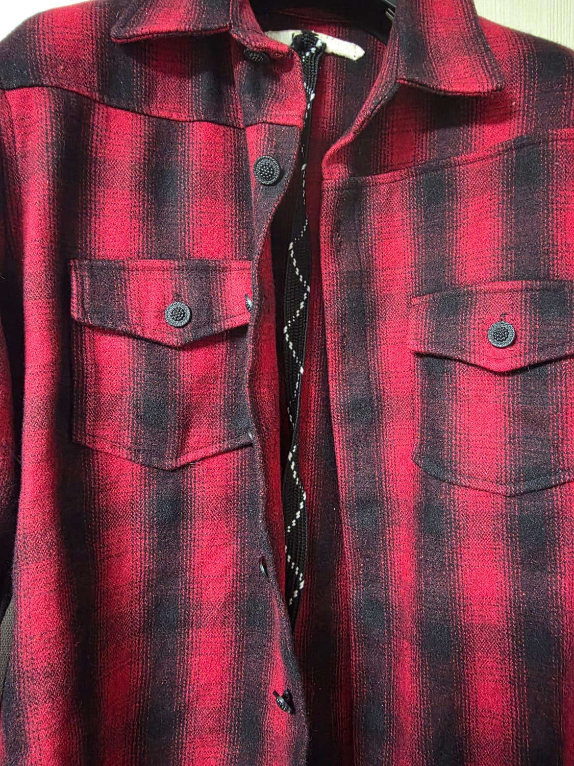 Off-White 체크 남방 셔츠 L 상품이미지3