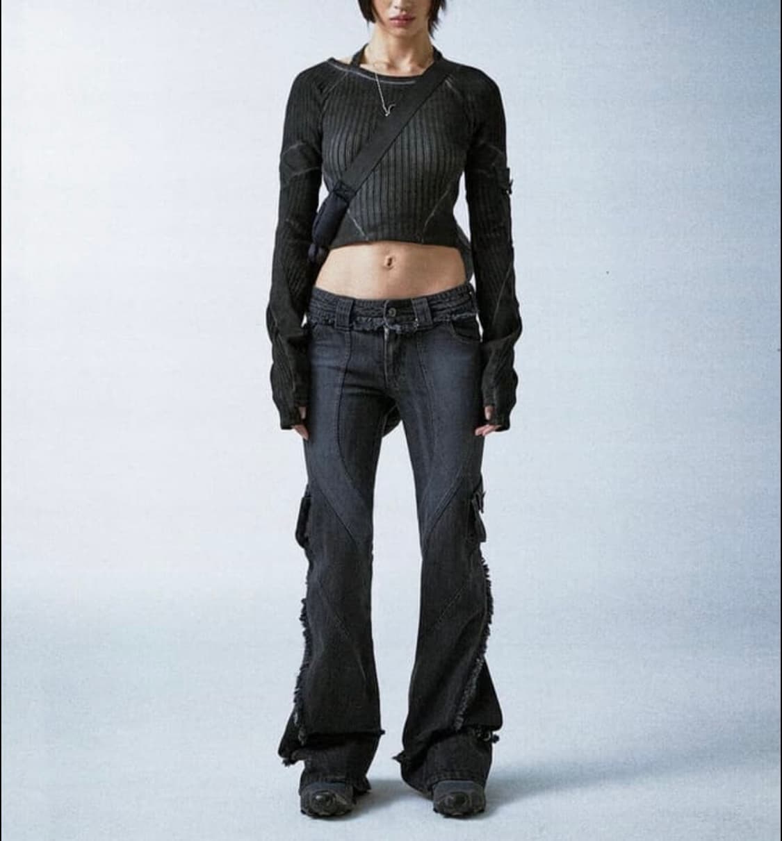 택포•에이시넥틱스 aesynctx LAYERED TOP 레이어드 탑 XS 상품이미지3