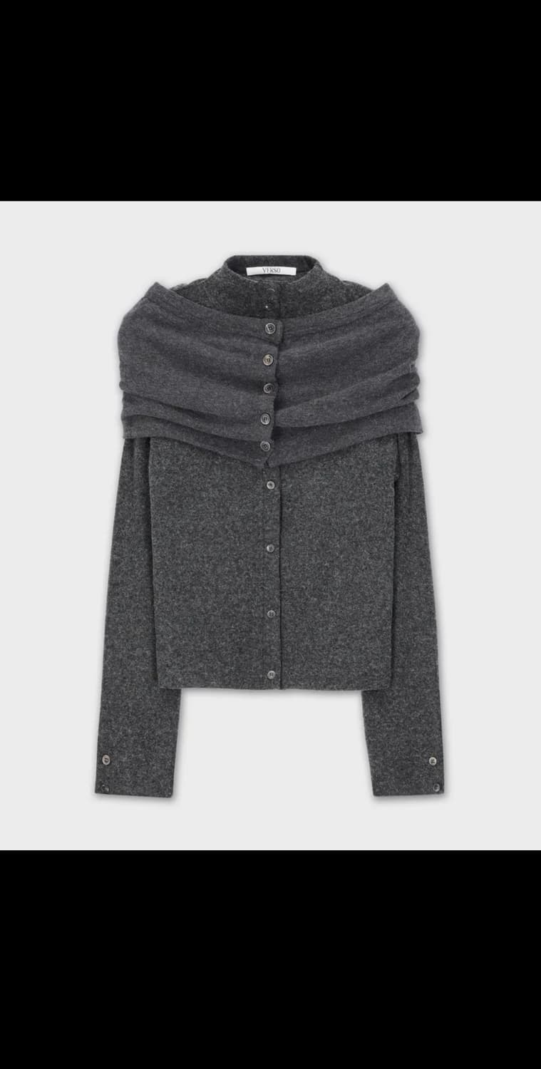 베르소 오프숄더 가디건 상품이미지1