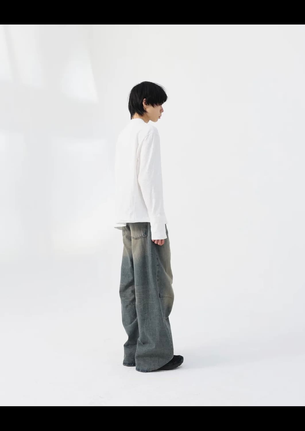 AV PLEATS DENIM PANTS (NEB VINTAGE BLUE) 상품이미지3