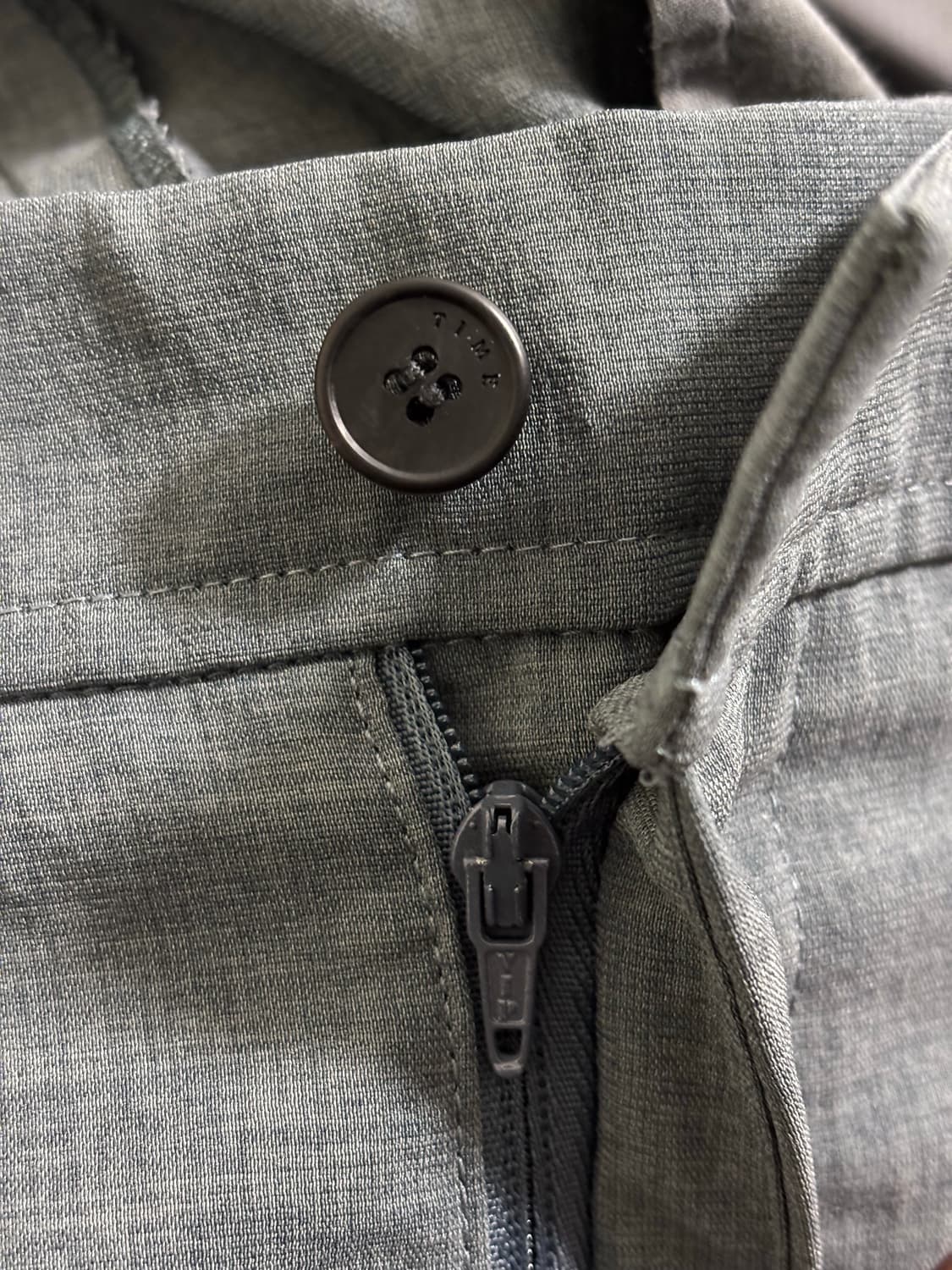 타임옴므 더젠틀 스트레이트핏 슬랙스86(34")/스모크그린 상품이미지6