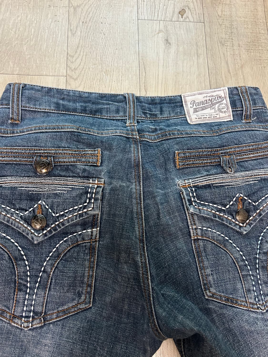 빈티지 워싱 청바지 상품이미지3