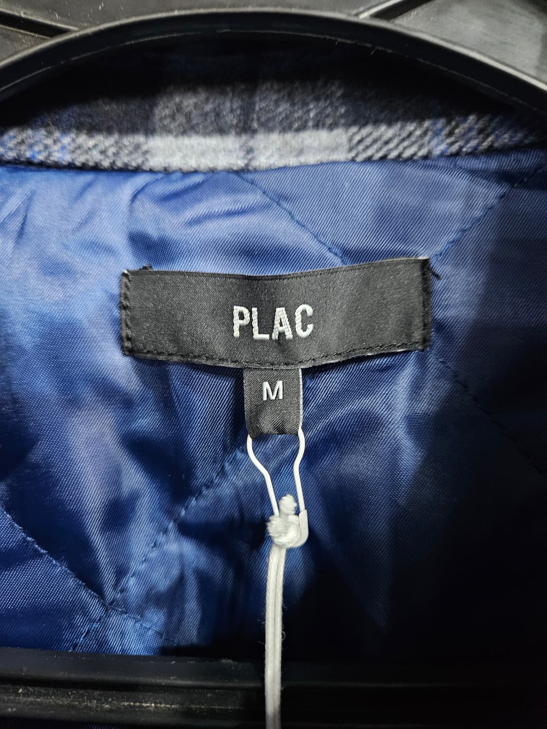 플랙 스트라이프 체크 남성 오버핏 95~105 셔츠자켓  상품이미지3