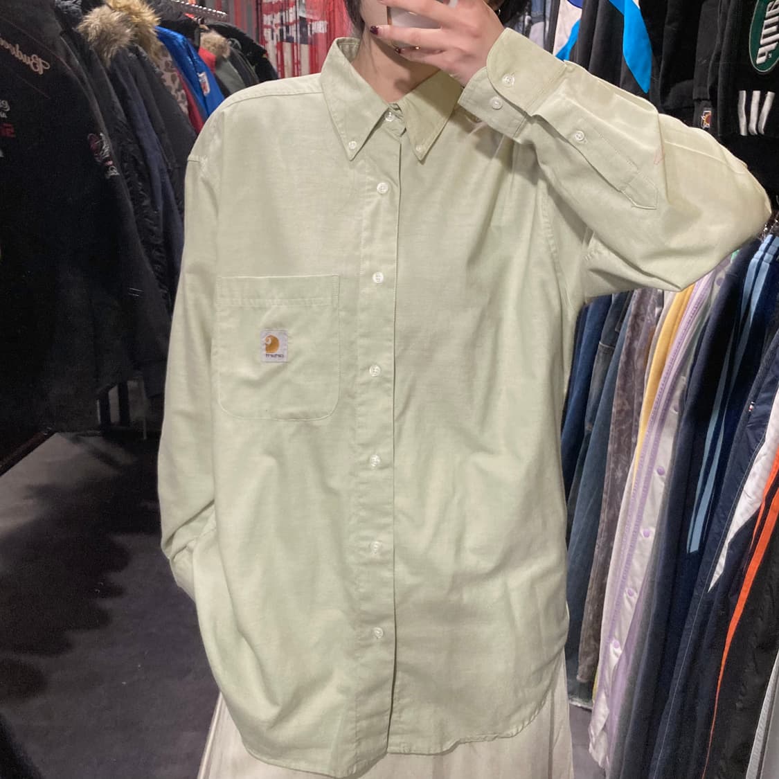 [IM] 칼하트 긴팔셔츠 올리브그린 상품이미지5