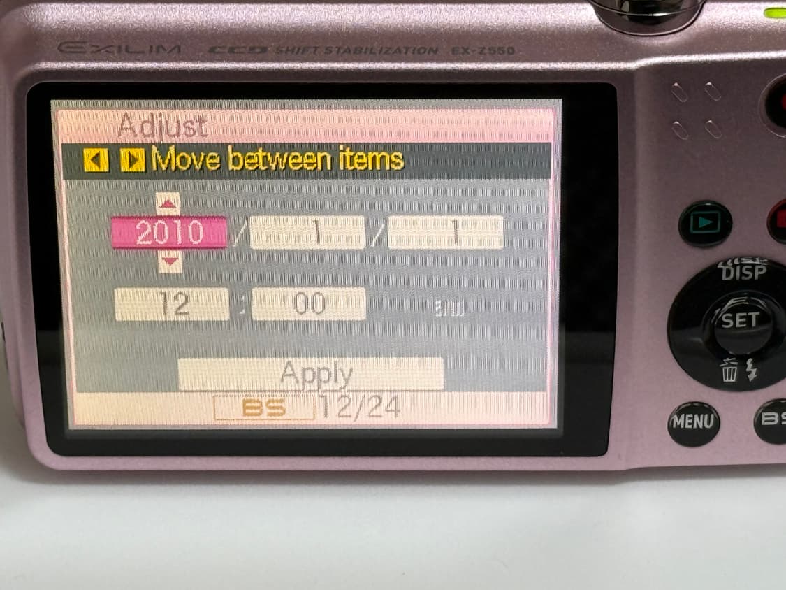 casio 카시오 엑슬림 z550 핑크 상품이미지8