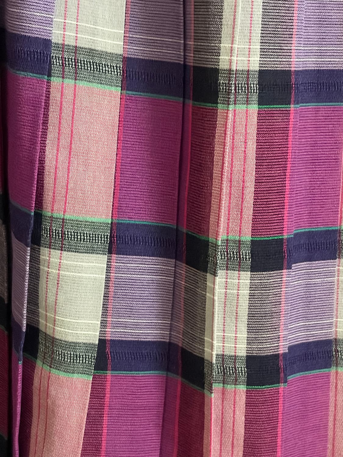 빈티지 체크 플리츠 스커트 상품이미지4