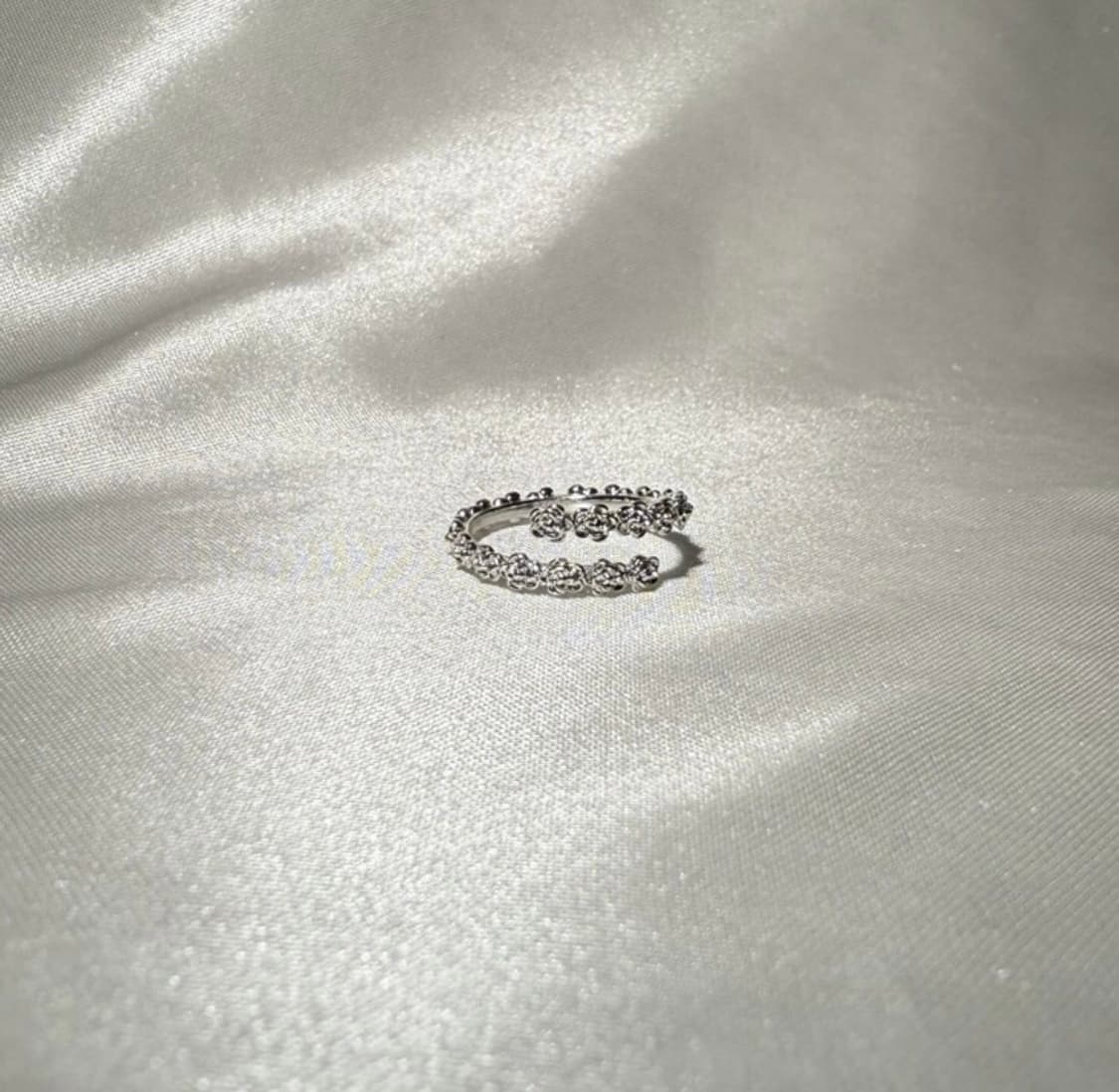 <새상품>실버925 로즈 오픈링 은반지 실버반지 빈티지링 상품이미지2