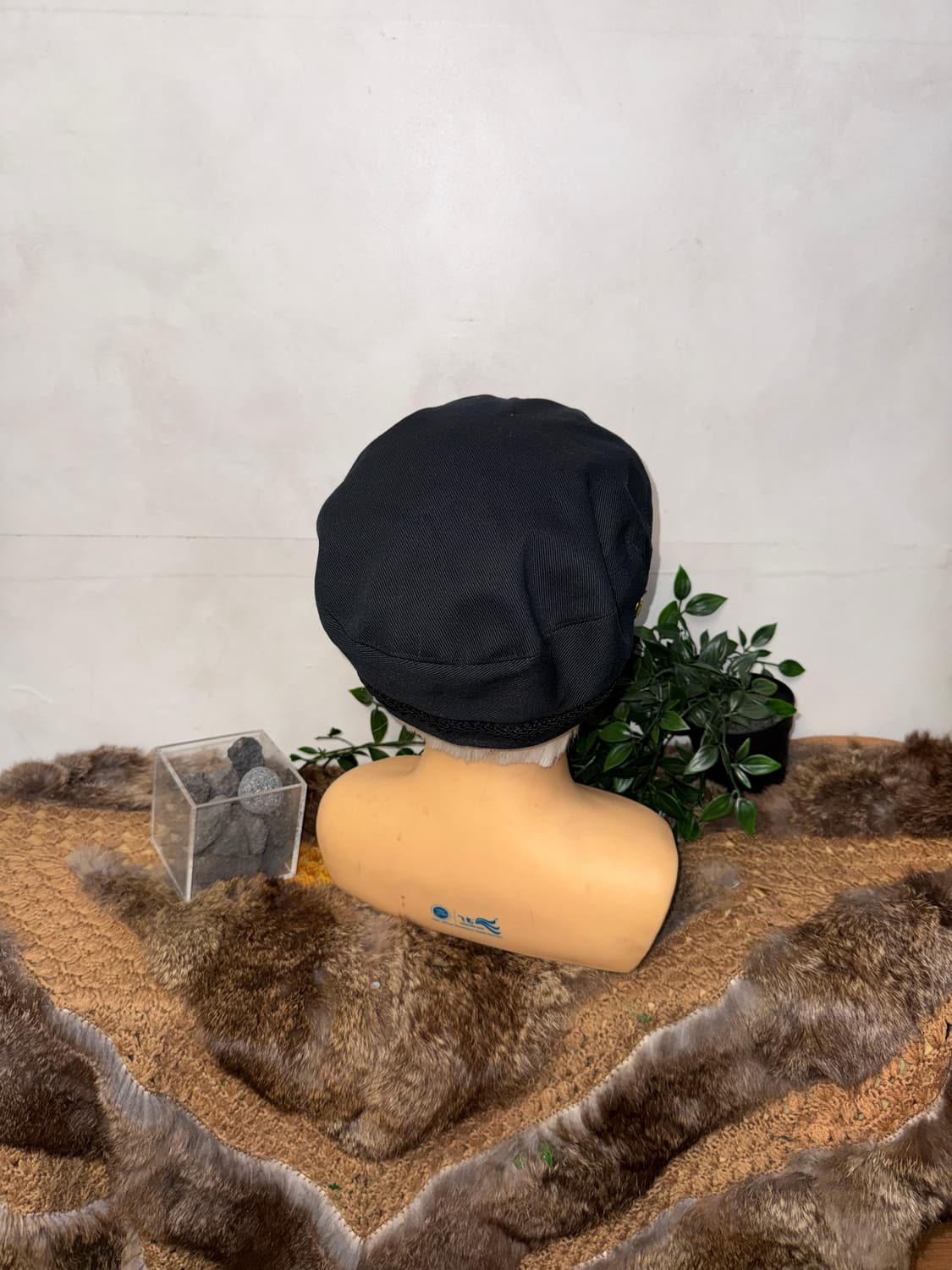 Black napoleon newsboy cap 상품이미지3