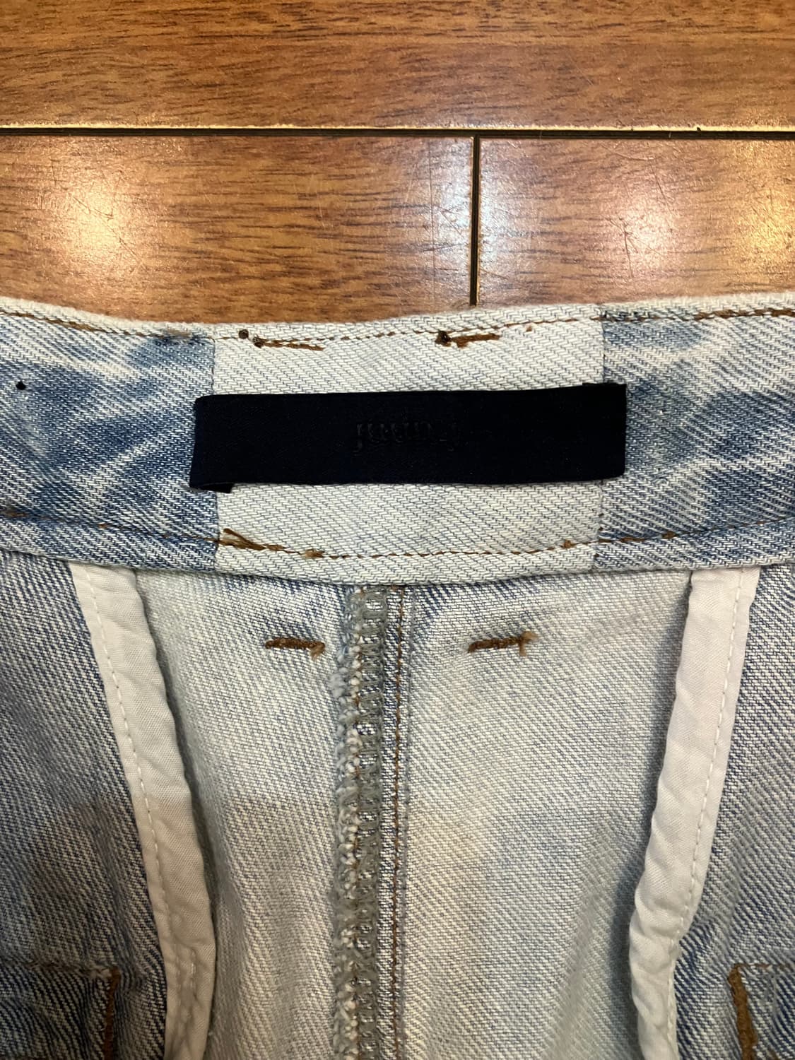 준지 투웨이 멀티카고 데님팬츠 40size 상품이미지6