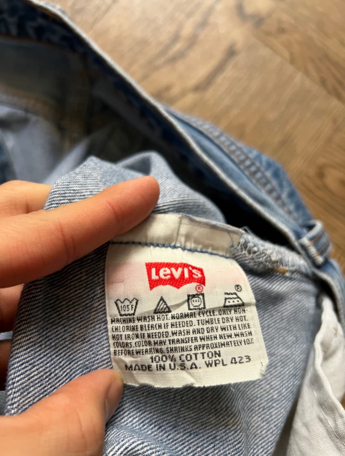 [36]90's 리바이스 501XX USA Made 데님 팬츠 S46 상품이미지6