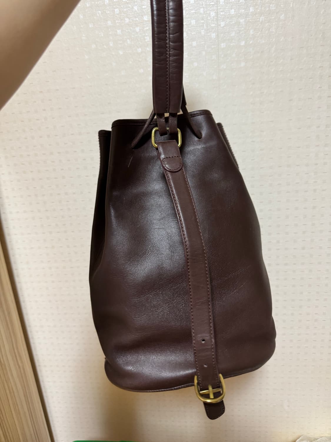 코치 usa 백팩 크로스백 브라운 컬러 희귀템 입니다 상품이미지3