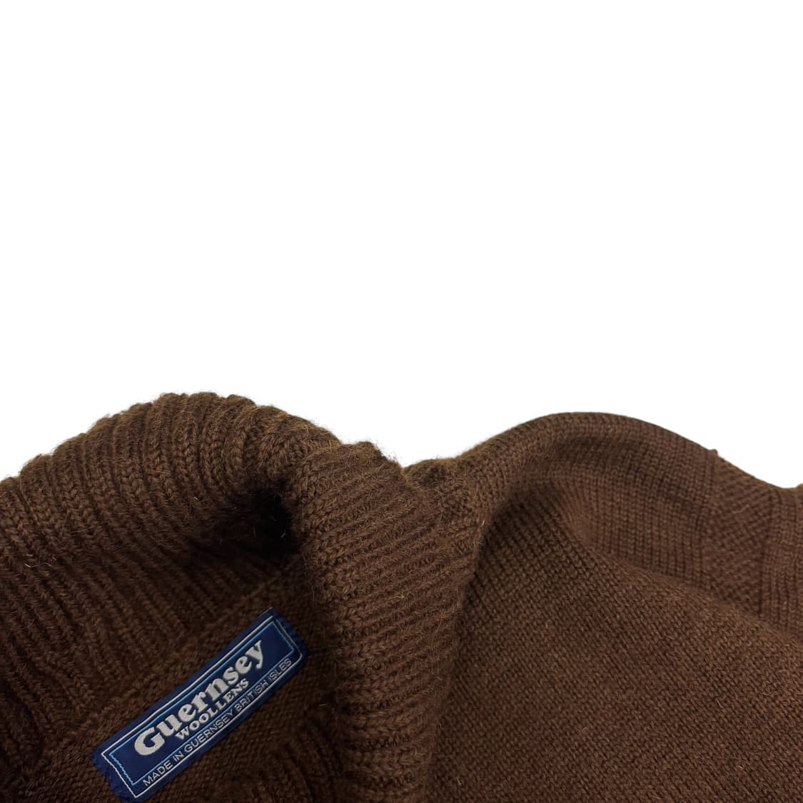 건지울른스 브라운 터틀넥 피셔맨 스웨터 상품이미지3