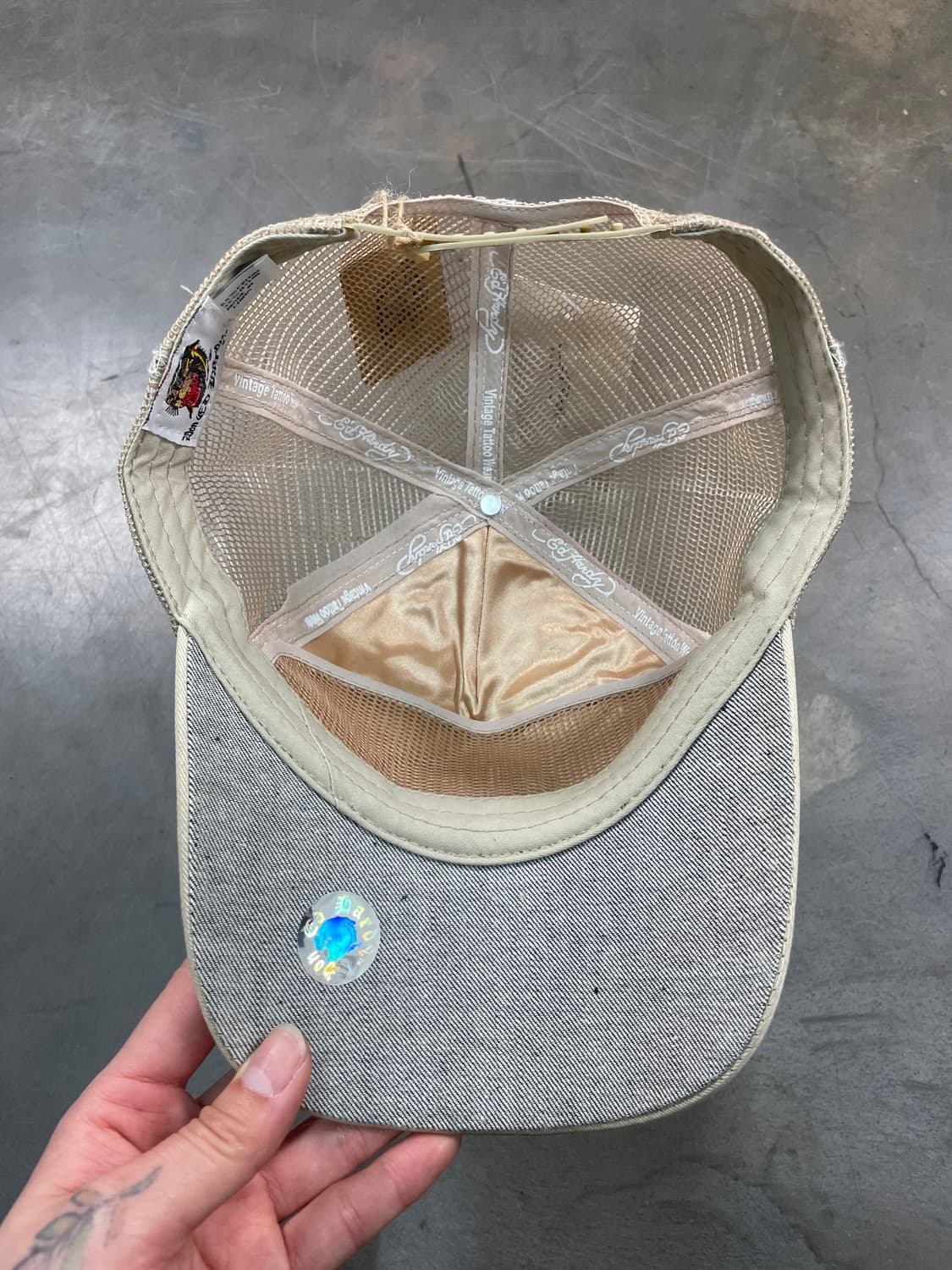 에드하디 데드스탁 스컬 메쉬캡 상품이미지6