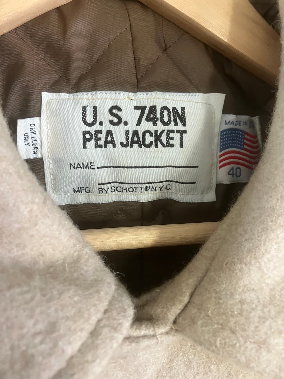 [vintage]Made in USA Schott Pea Coat 상품이미지2