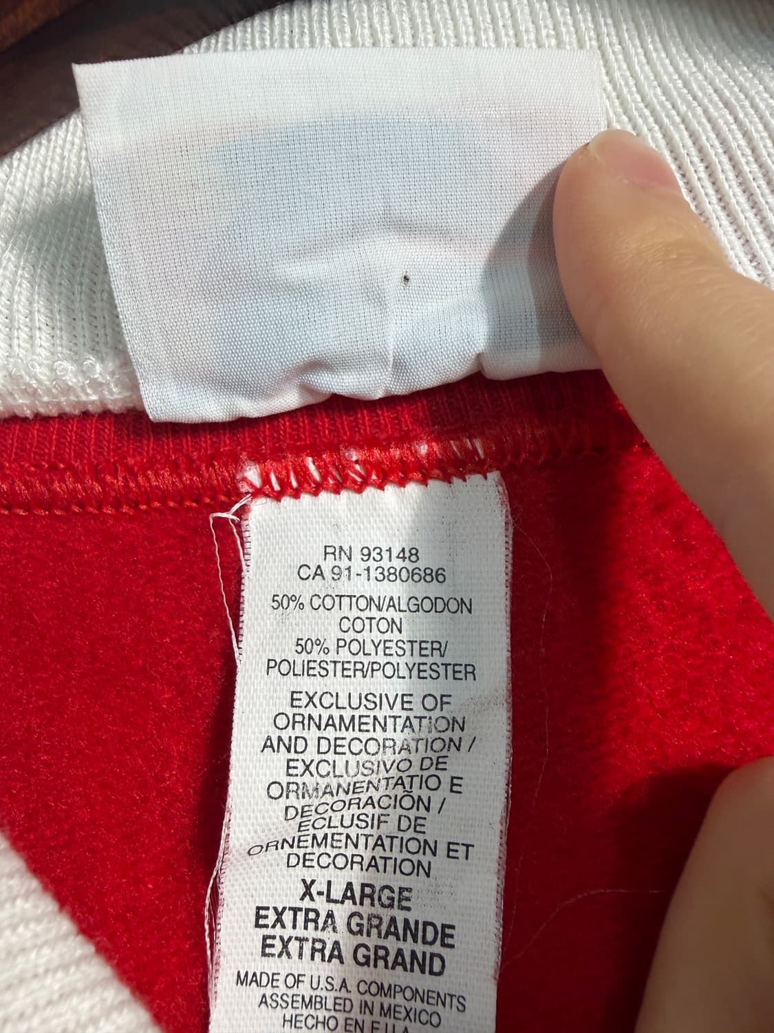 U.S.A. 크리스마스 맨투맨 XL 어글리니트 상품이미지9