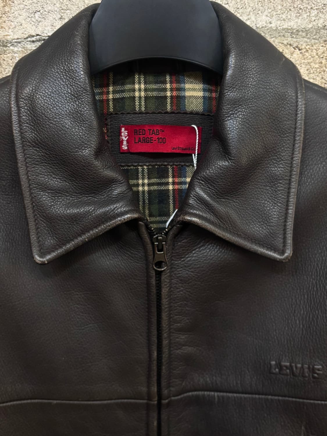리바이스 레드탭 레더 집업 자켓 상품이미지5