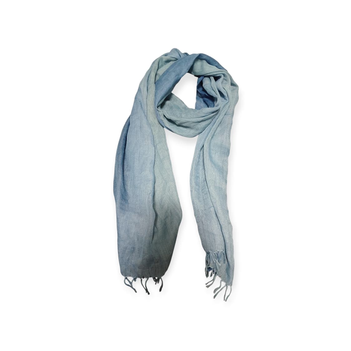 모리걸 블루 투톤 스카프  상품이미지1