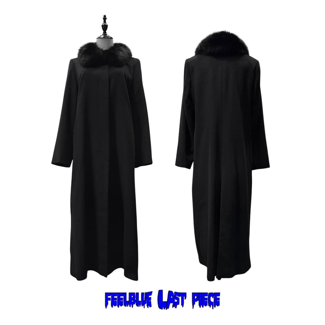 cashmere gothic long Coat 상품이미지3
