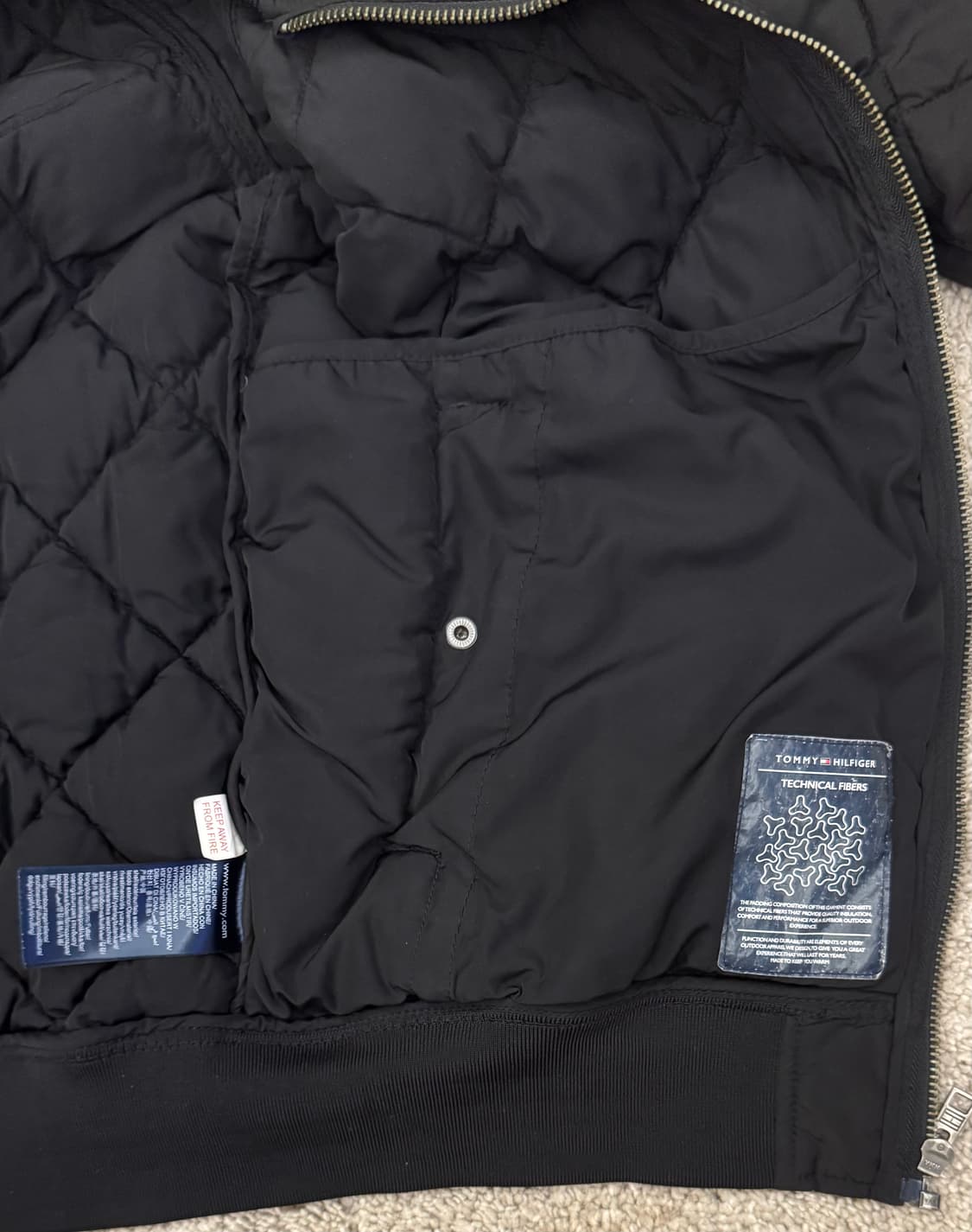 타미힐피거 블루종 누빔 상품이미지5