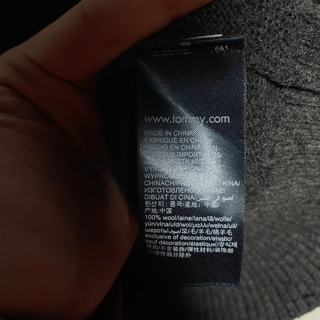 타미힐피거 니트 집업 상품이미지5