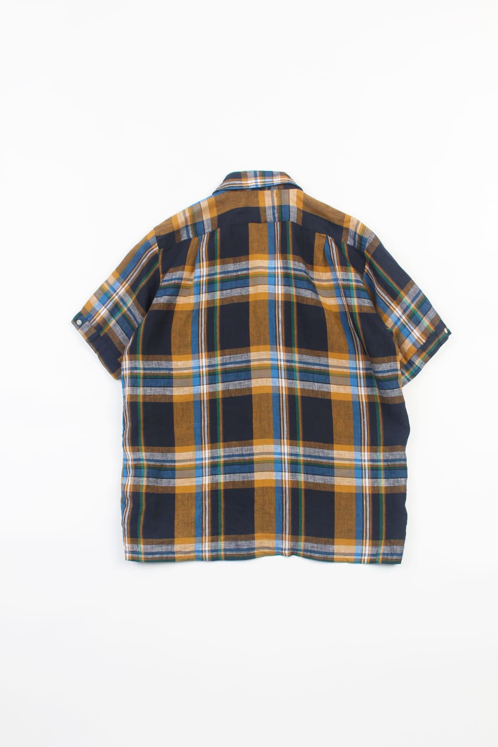 BEAMS PLUS Plaid Flax Italian Collar Shi 상품이미지8