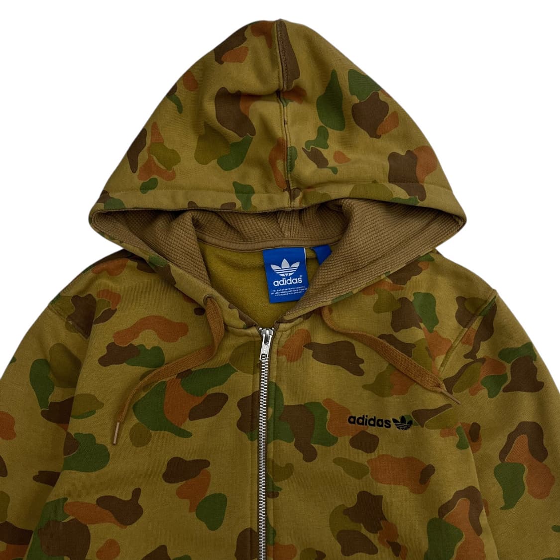 아디다스 블랙로고 카모 후드집업 100 상품이미지8